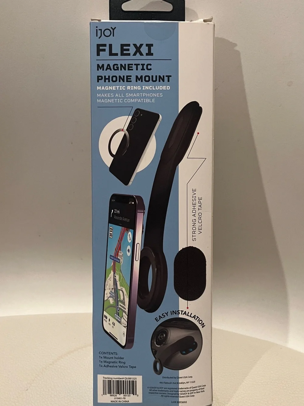 Flexi Magnetic Phone Mount - Black